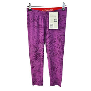 Icebreaker Merino Womens Sprite 3Q Tight Palm Size Small Base Layer Under NWT